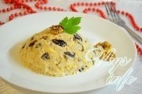 Салат "Черная курица" с черносливом