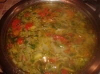 Щи свежие,почти диетические.