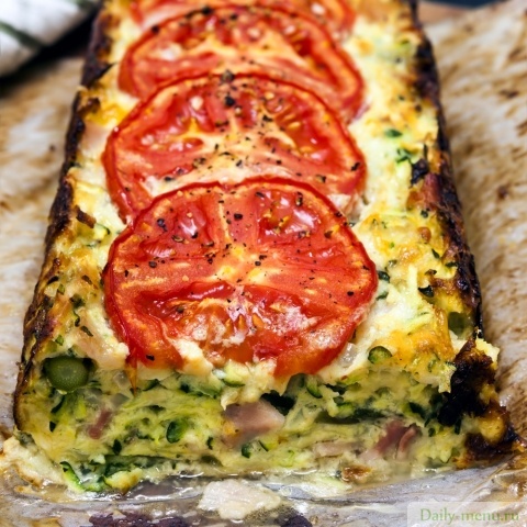 Творожно-кабачковая запеканка