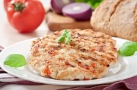 Куриные котлеты с перцем и сыром