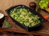 Брокколи под соусом песто