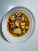 Овощное рагу с филе бедра цыпленка