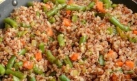 Гречка с овощами