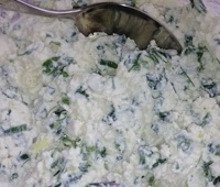 Творог с зеленью