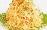Салат из свежей капусты с уксусом
