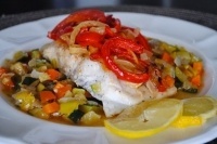 Рыбка масала с овощами