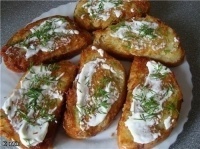 Бутерброды с картошкой