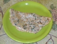 Овсяноблин с укропом