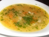 Постный суп из тыквы и сельдерея